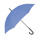 PERLETTI Time, Dámsky palicový dáždnik Fluo / modrý, 26297