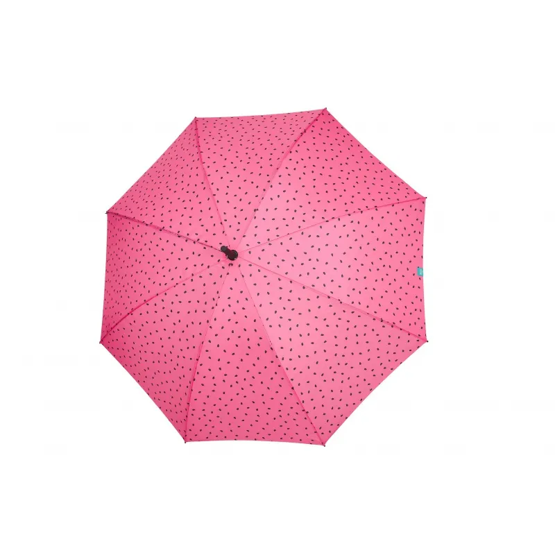 PERLETTI Time, Dámsky palicový dáždnik Fluo / ružový, 26297