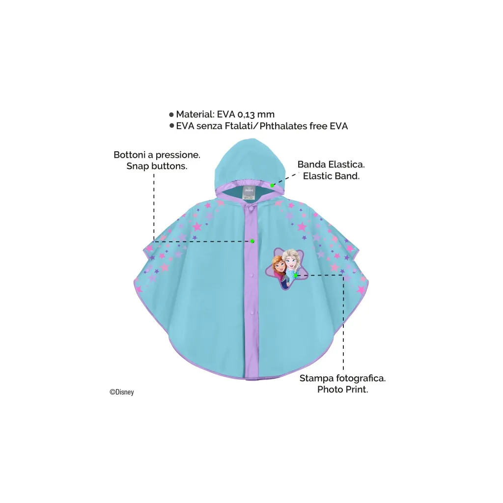 PERLETTI Pláštěnka / pončo DISNEY FROZEN 3/6 let, 99163