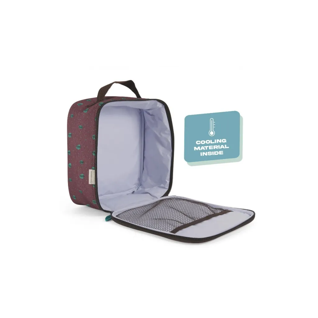 Detský termo box na desiatu Perletti Green Fox & Hedgehog, 14401