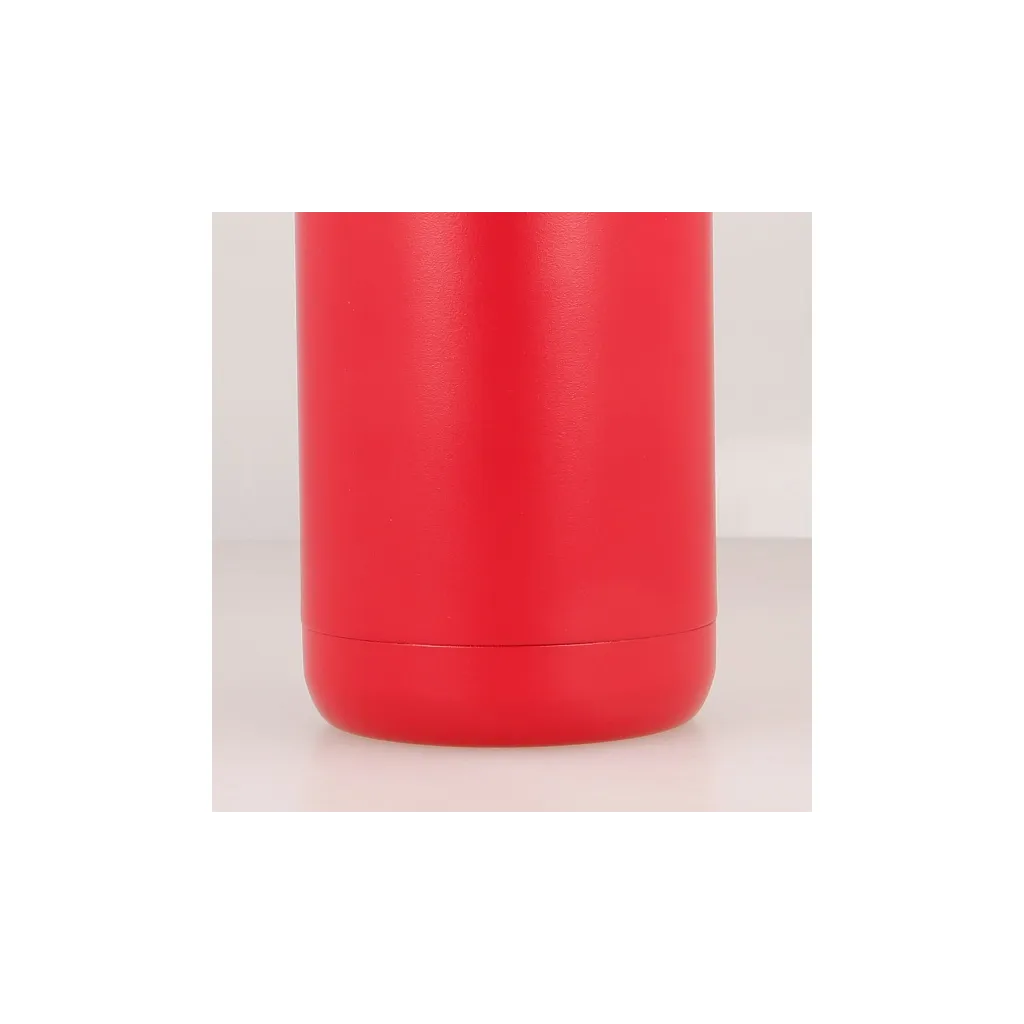 Quokka Solid, Nerezová fľaša / termoska s pútkom Cherry Red, 510ml, 40185