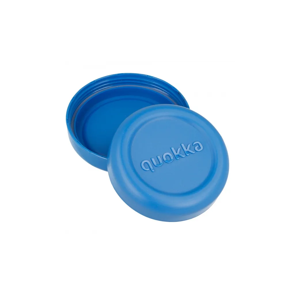 QUOKKA Bubble, Plastová nádoba na jídlo BLUE PEONIES, 500ml, 40124