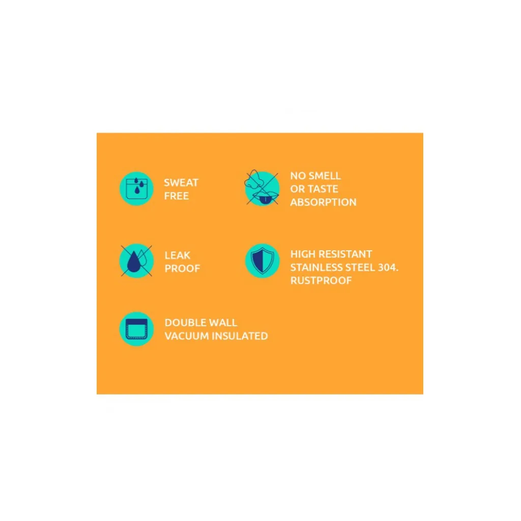 Quokka Whim, Nerezová termonádoba na jídlo DINOSAUR, 360ml, 40096