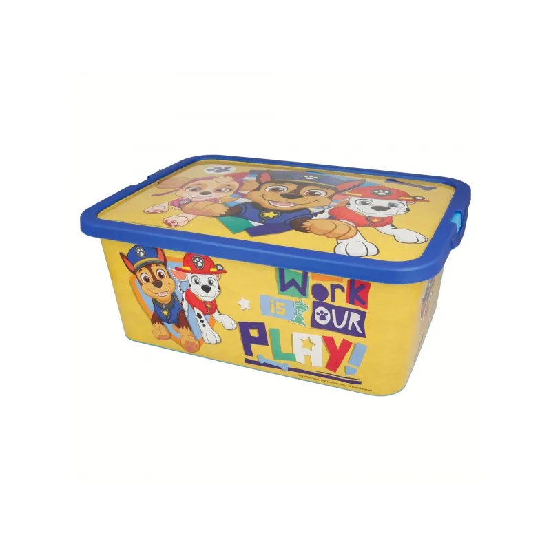 Plastový úložný box PAW PATROL 13L, 02545