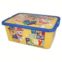 Plastový úložný box PAW PATROL 13L, 02545