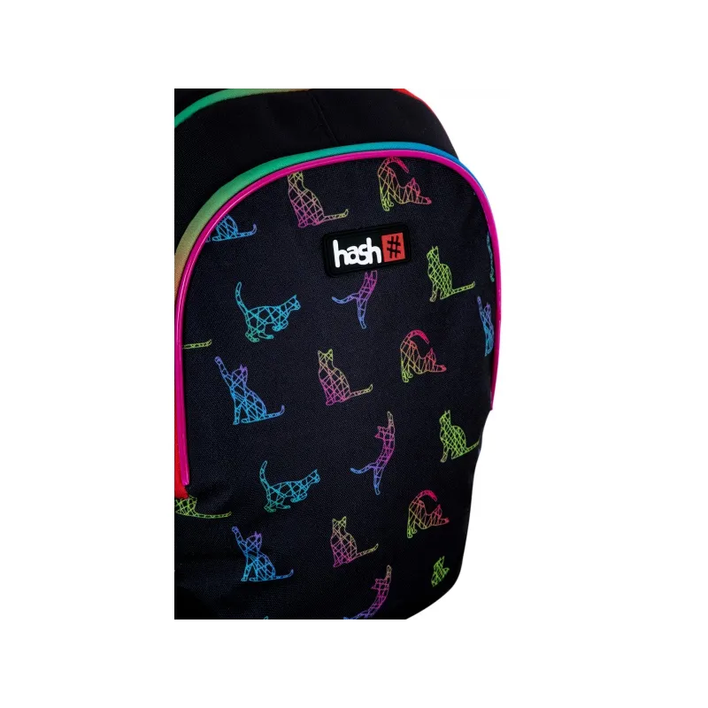 HASH Školský batoh pre prvý stupeň KITTY SMILE, AB350, 502023104 HASH Školský batoh pre prvý stupeň KITTY SMILE, AB350, 502023104