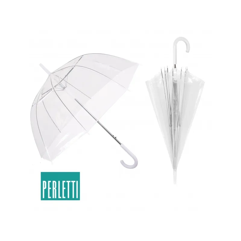 Automatický dáždnik Perletti Basic Transparent, 12063 Automatický dáždnik Perletti Basic Transparent, 12063