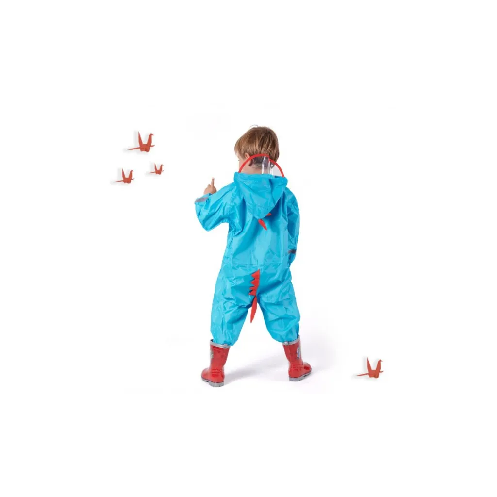 PERLETTI Detský overal do dažďa DINOSAUR, 14229, 3-4 roky (104cm)