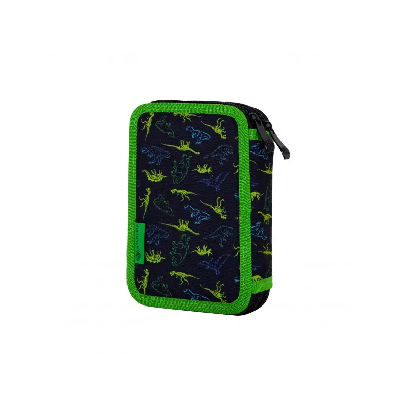 ASTRABAG, Dvoupatrový penál s náplní T-REX NEON, AC21, 503023019 ASTRABAG, Dvoupatrový penál s náplní T-REX NEON, AC21, 503023019