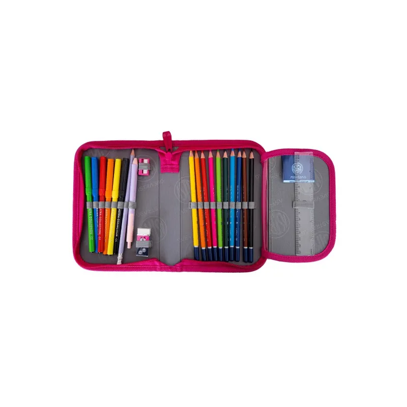 ASTRABAG, Vyklápací peračník s náplňou LOVE, AC11, 503023051 ASTRABAG, Vyklápací peračník s náplňou LOVE, AC11, 503023051