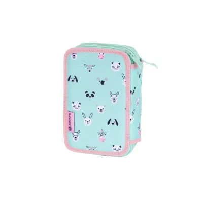 Trojposchodový peračník s náplňou AstraBAG TEDDY PANDA, AC31, 503023050 Trojposchodový peračník s náplňou AstraBAG TEDDY PANDA, AC31, 503023050