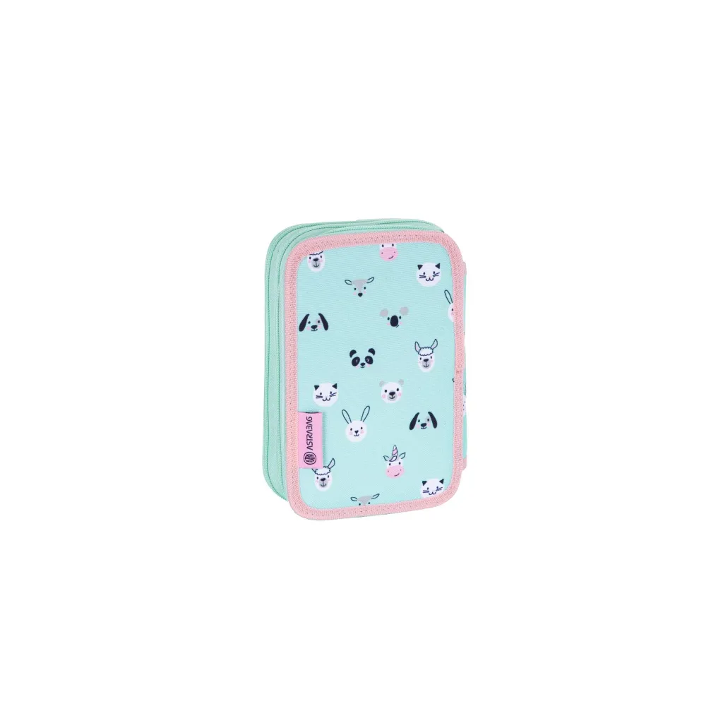 Třípatrový penál s náplní AstraBAG TEDDY PANDA, AC31, 503023050