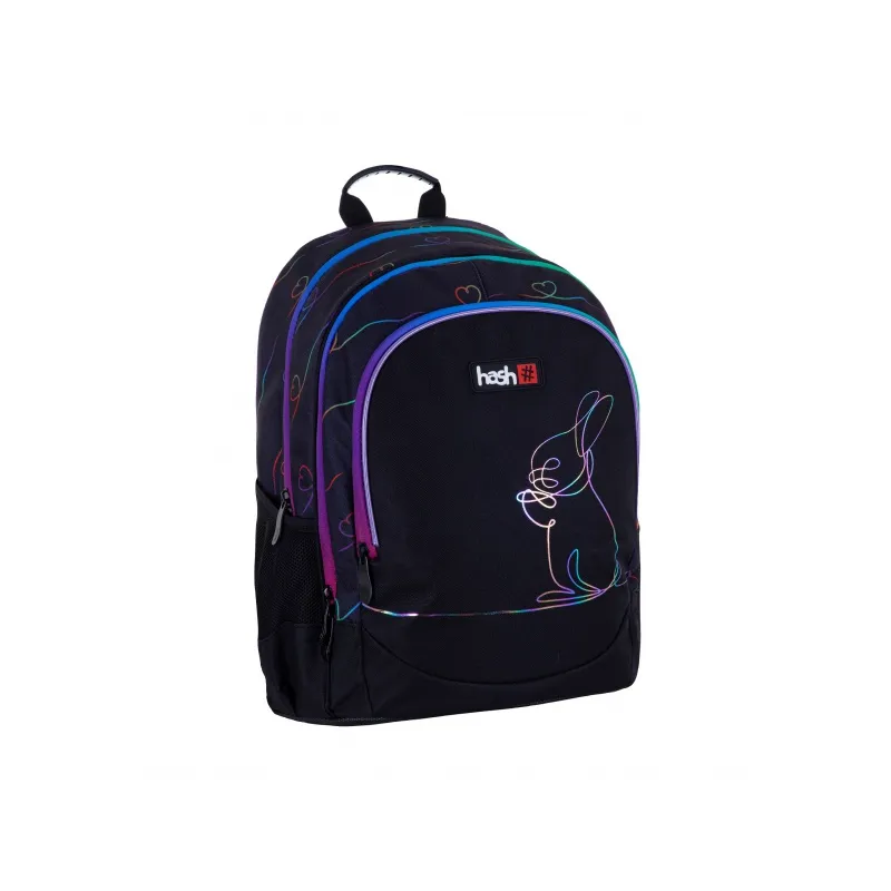 HASH Školní batoh pro první stupeň RAINBOW BUNNY, AB350, 502023106 HASH Školní batoh pro první stupeň RAINBOW BUNNY, AB350, 502023106