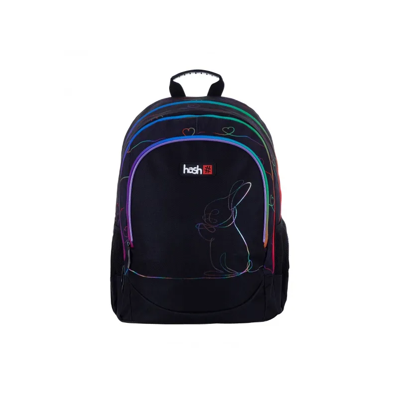 HASH Školní batoh pro první stupeň RAINBOW BUNNY, AB350, 502023106 HASH Školní batoh pro první stupeň RAINBOW BUNNY, AB350, 502023106
