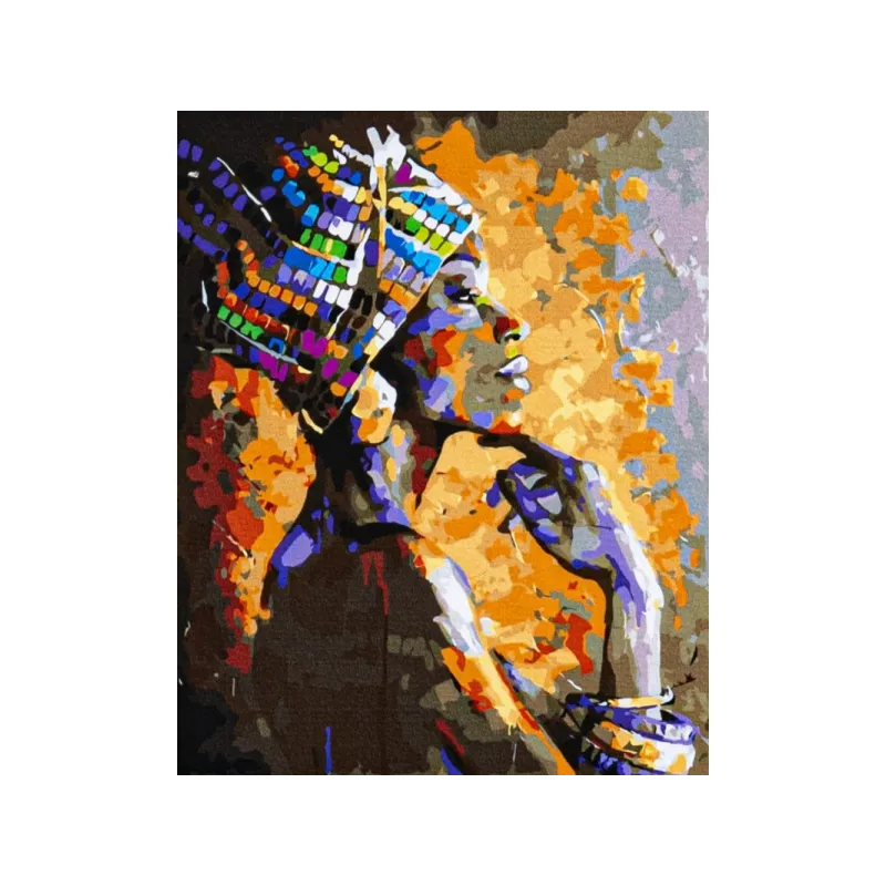 Maľovanie podľa čísel AFRICAN SOUL, na ráme, 40x50cm, 801023901 Maľovanie podľa čísel AFRICAN SOUL, na ráme, 40x50cm, 801023901