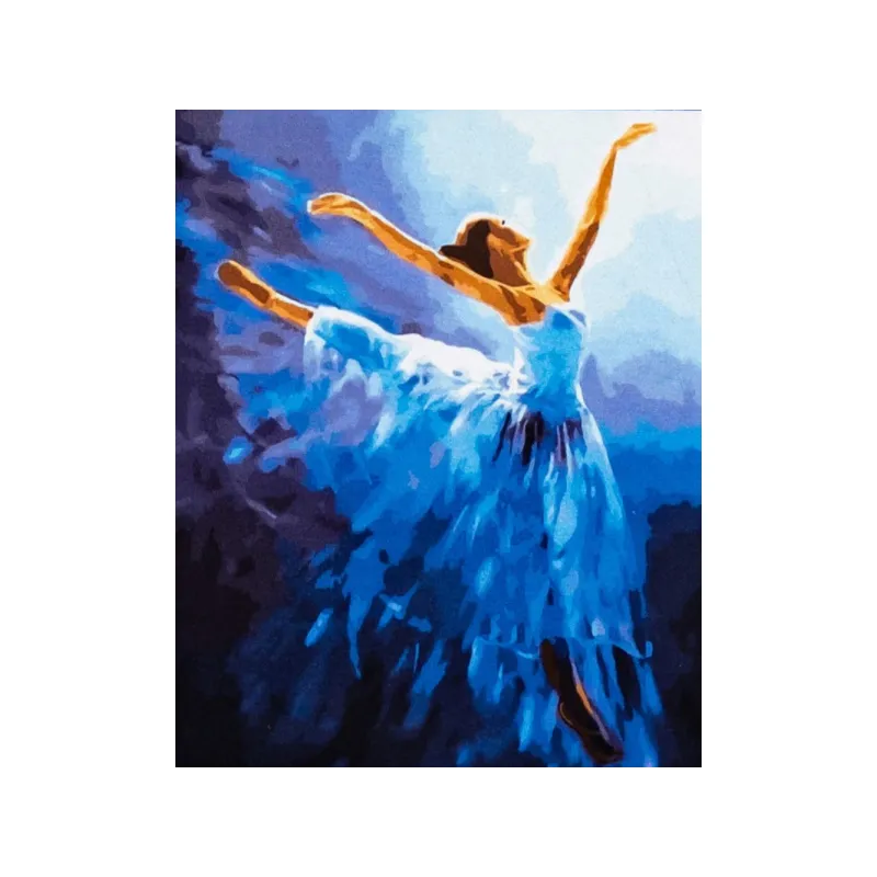 Maľovanie podľa čísel PRIMABALERINA, na ráme, 40x50cm, 801023903 Maľovanie podľa čísel PRIMABALERINA, na ráme, 40x50cm, 801023903