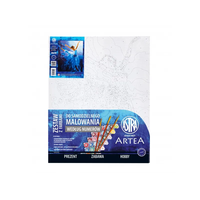 Maľovanie podľa čísel PRIMABALERINA, na ráme, 40x50cm, 801023903 Maľovanie podľa čísel PRIMABALERINA, na ráme, 40x50cm, 801023903