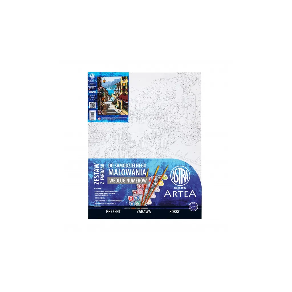 Malování podle čísel SUNNY RIVIERA, na rámu, 40x50cm, 801023906