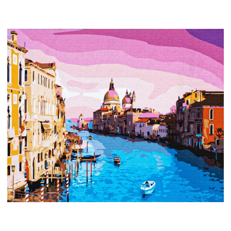 Maľovanie podľa čísel VENETIAN LANDSCAPE, na ráme, 40x50cm, 801023907