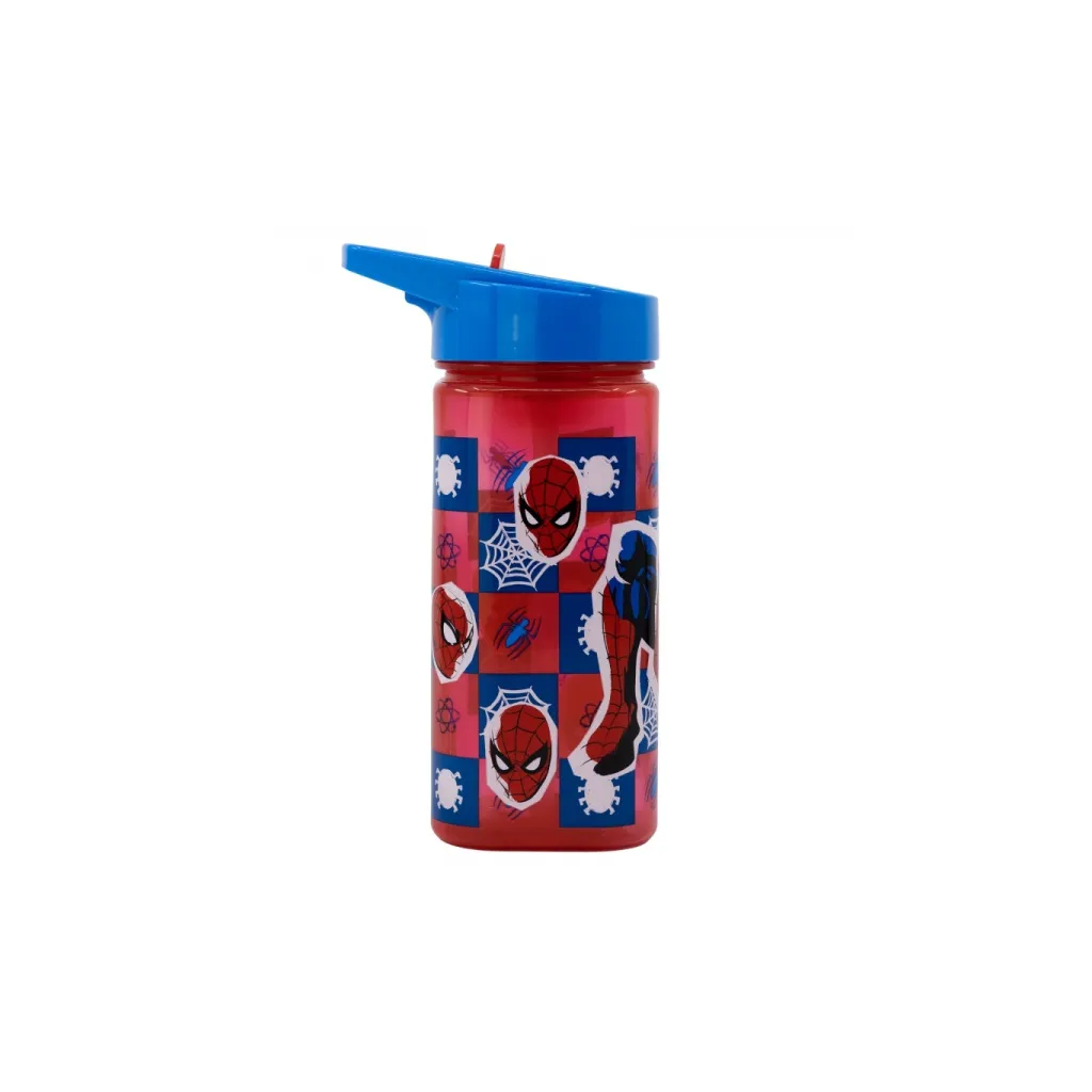 Detská fľaša Spiderman 510 ml so slamkou – plastová BPA free