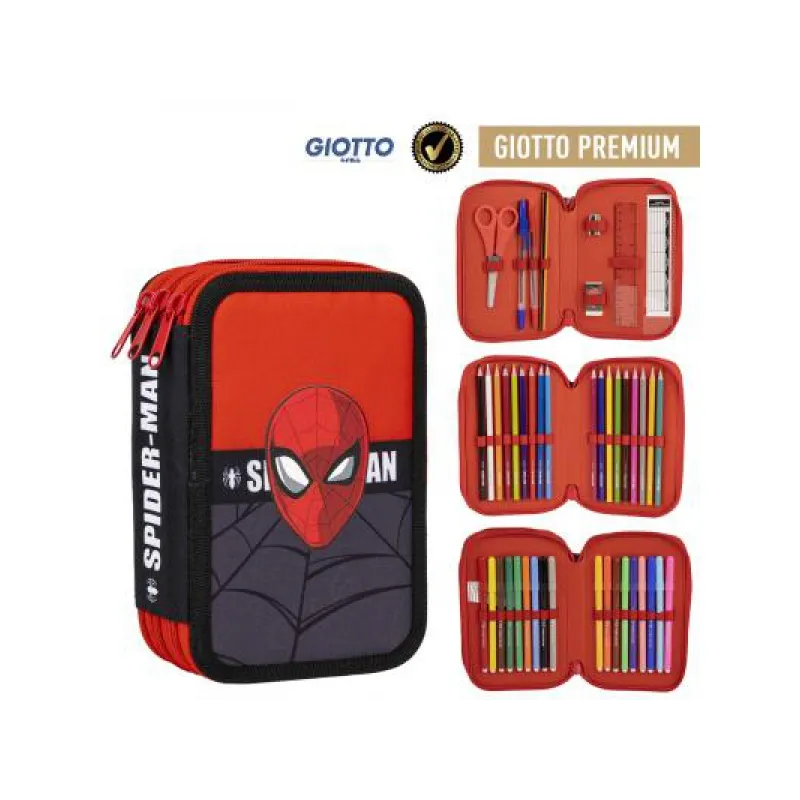 Trojposchodový peračník s náplňou SPIDERMAN, 2700000561 Trojposchodový peračník s náplňou SPIDERMAN, 2700000561