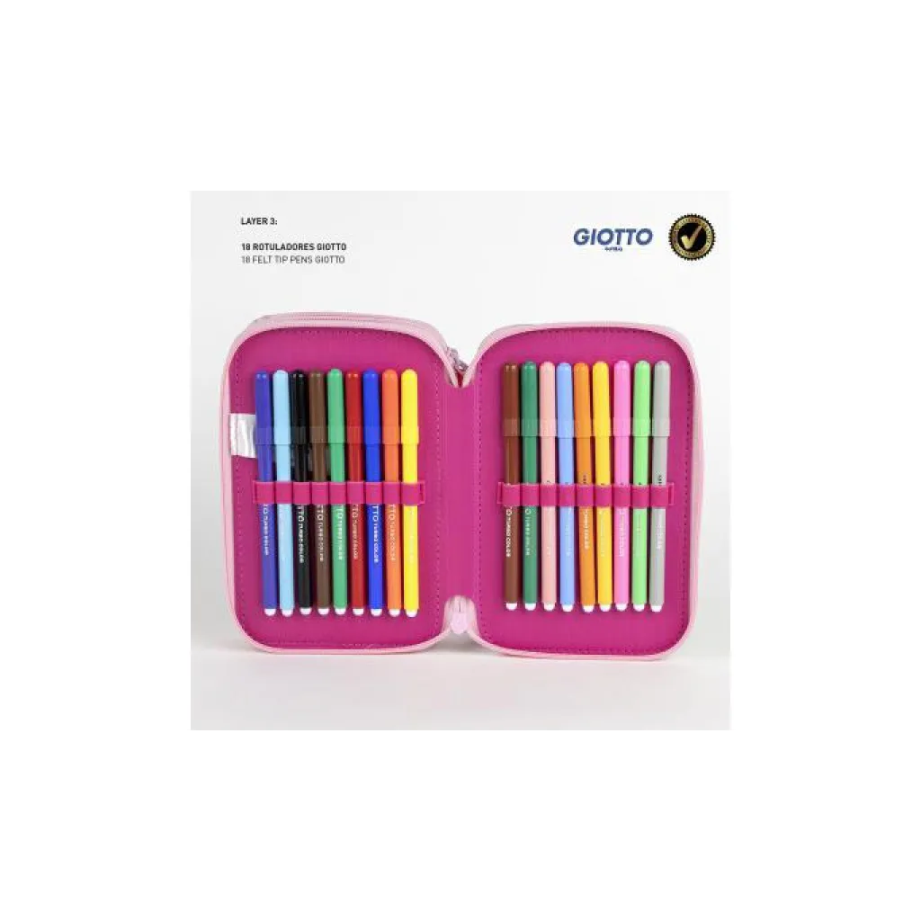 Třípatrový penál s náplní MINNIE MOUSE, 2700000563