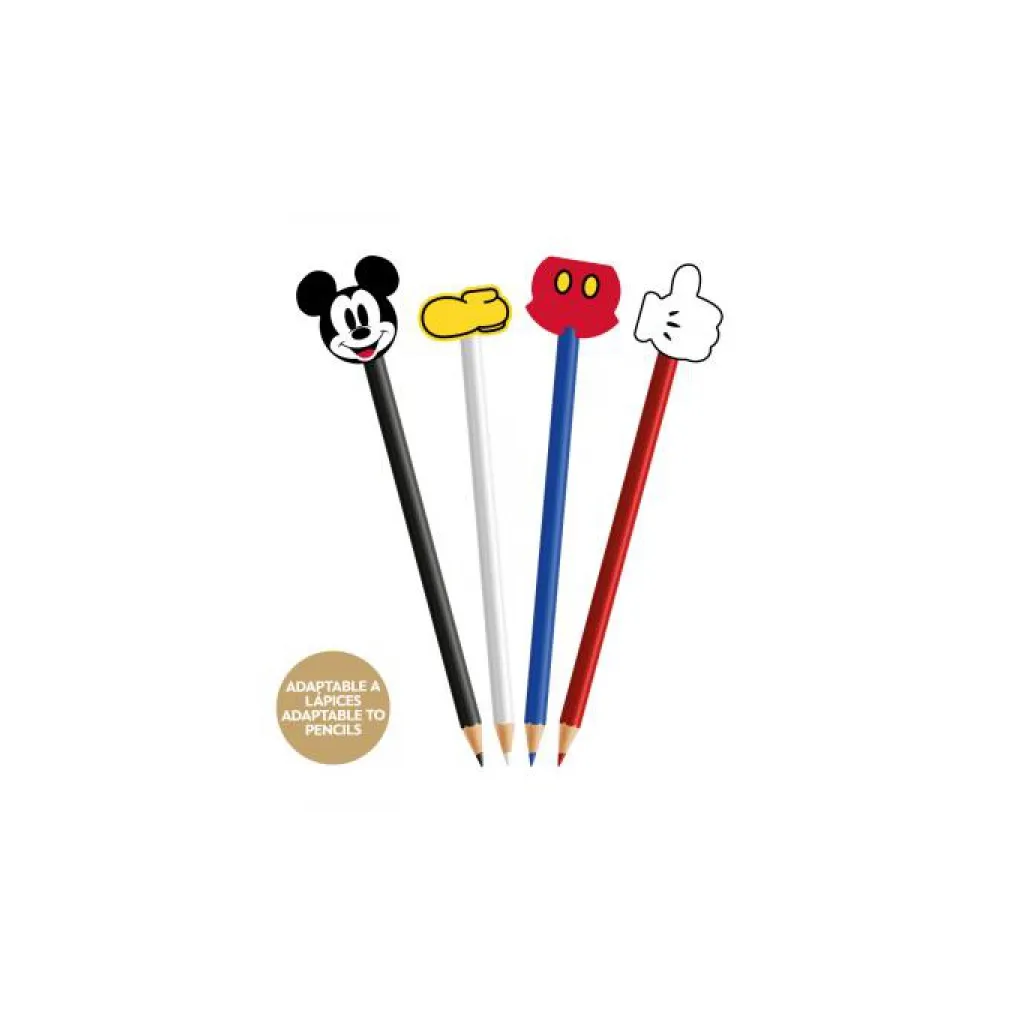 Guma na tužku 4ks MICKEY MOUSE, 2100003574