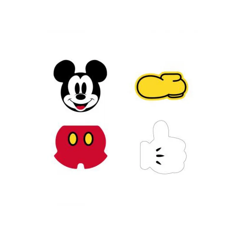 Guma na ceruzku 4ks MICKEY MOUSE, 2100003574 Guma na ceruzku 4ks MICKEY MOUSE, 2100003574