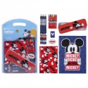 Stationery set  MICKEY MOUSE (notes, puzdro, pastelky, voskovky),  2100003561