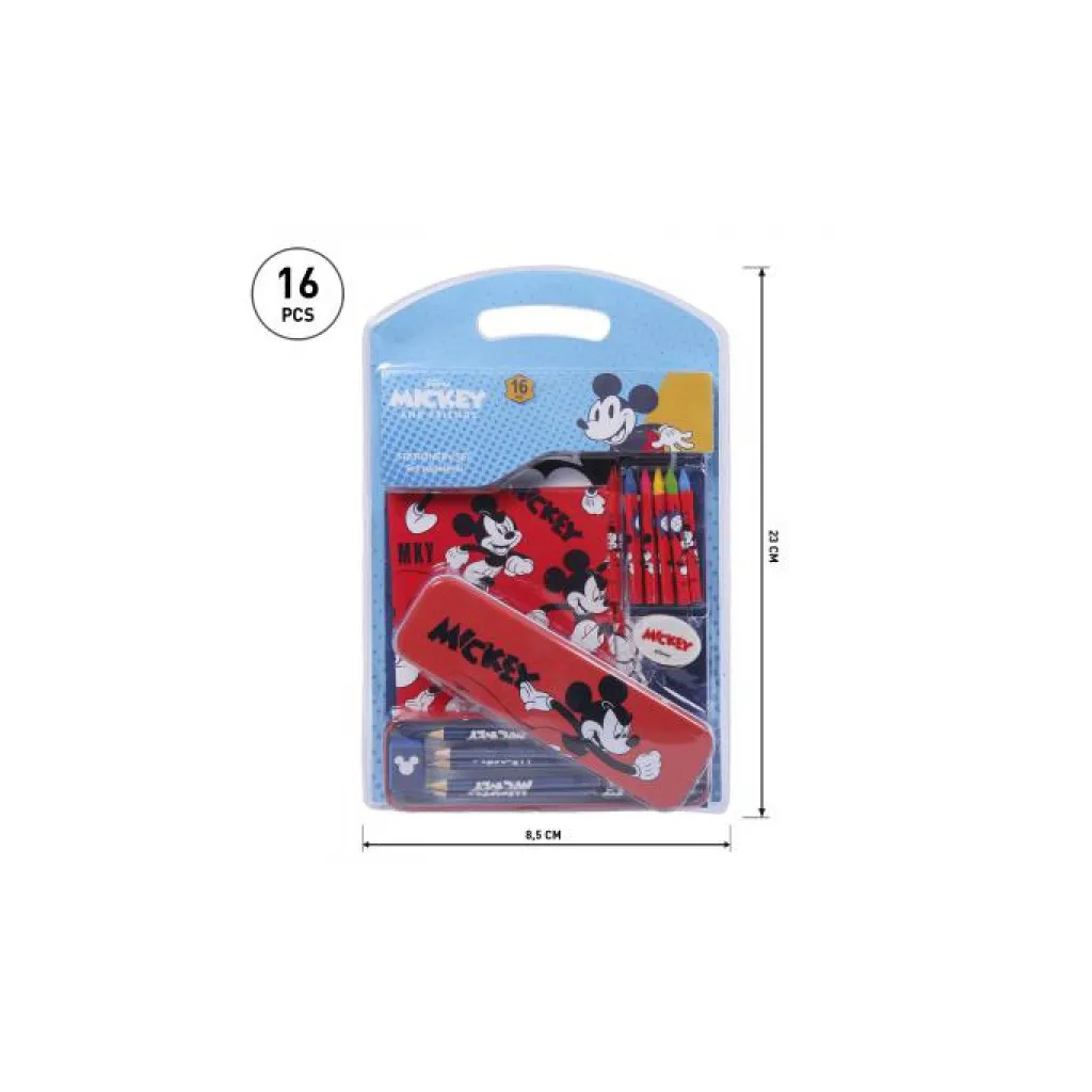 Kreatívna sada Mickey Mouse – zošity, ceruzky, puzdro | ZdenkaTri.sk
