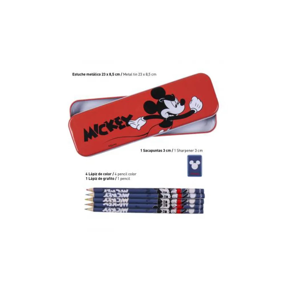 Kreatívna sada Mickey Mouse – zošity, ceruzky, puzdro | ZdenkaTri.sk