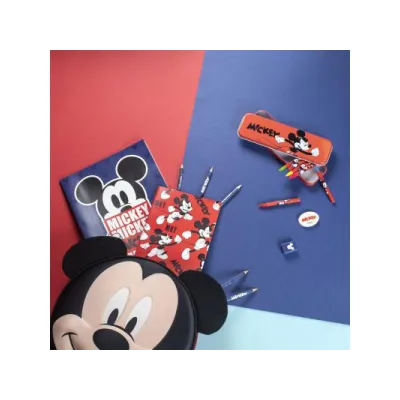 Stationery set MICKEY MOUSE (notes, puzdro, pastelky, voskovky), 2100003561 Stationery set MICKEY MOUSE (notes, puzdro, pastelky, voskovky), 2100003561