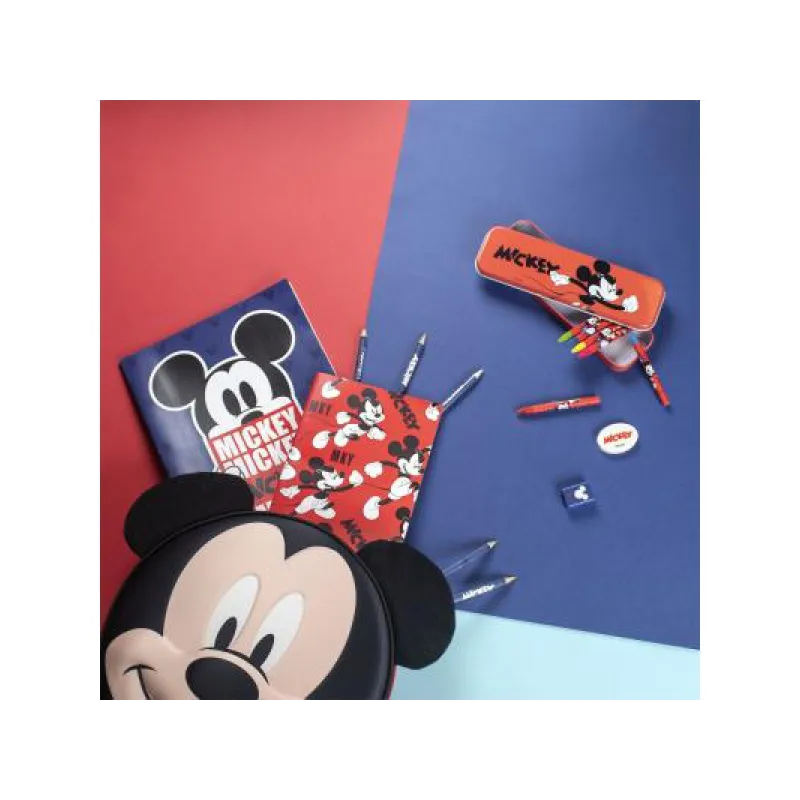 Stationery set MICKEY MOUSE (notes, puzdro, pastelky, voskovky), 2100003561 Stationery set MICKEY MOUSE (notes, puzdro, pastelky, voskovky), 2100003561