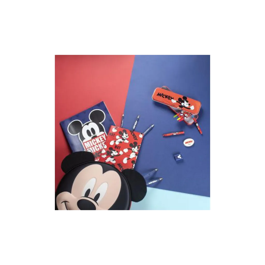 Stationery set MICKEY MOUSE (notes, pouzdro, pastelky, voskovky), 2100003561