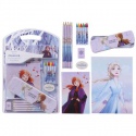 Stationery set DISNEY FROZEN 16ks / zápisníky, penál, pastelky, voskovky, 2100003563