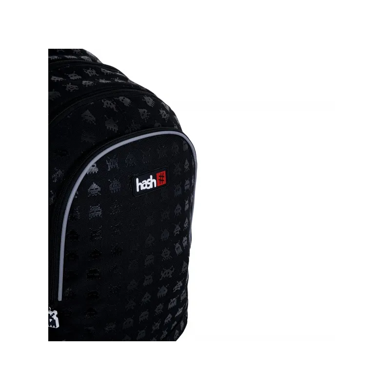 HASH Školní batoh pro první stupeň BLACK GAMER, AB350, 502023108 HASH Školní batoh pro první stupeň BLACK GAMER, AB350, 502023108