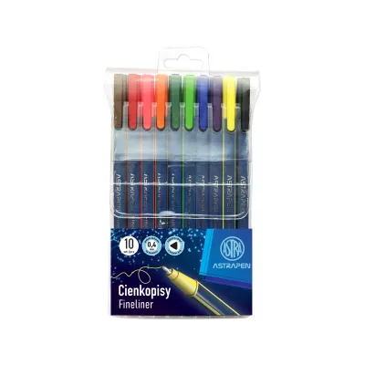ASTRAPen, Liner 0,4mm, 10ks, mix barev, 202023002 ASTRAPen, Liner 0,4mm, 10ks, mix barev, 202023002