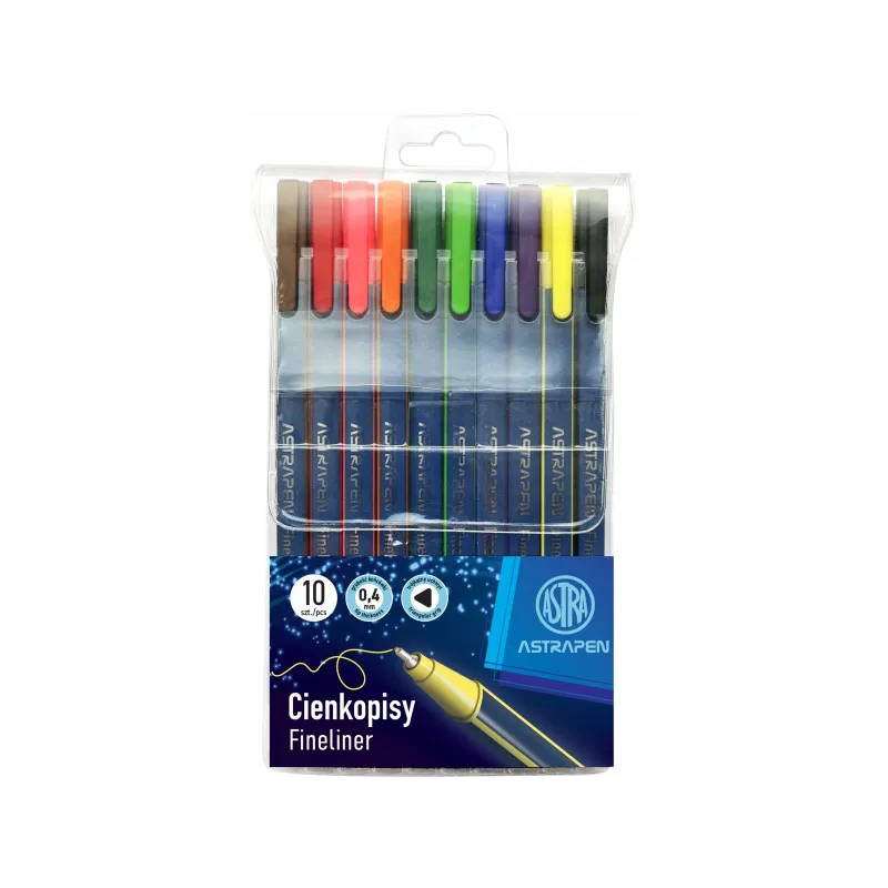 ASTRAPen, Liner 0,4mm, 10ks, mix farieb, 202023002 ASTRAPen, Liner 0,4mm, 10ks, mix farieb, 202023002