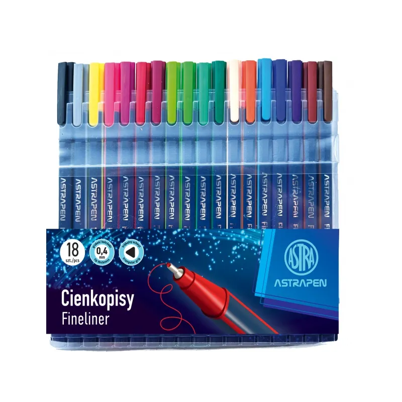 ASTRAPen, Liner 0,4mm, 18ks, mix farieb, 202023003 ASTRAPen, Liner 0,4mm, 18ks, mix farieb, 202023003