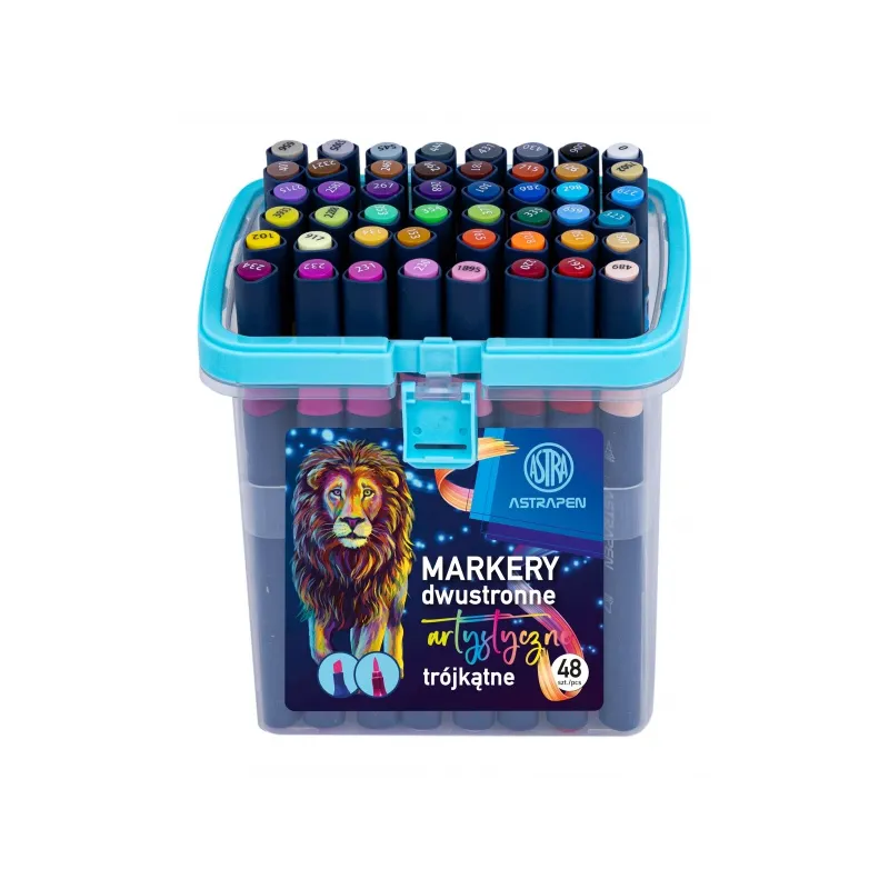 ASTRAPen, Obojstranné umelecké fixky, 48ks, mix farieb, 207023015 ASTRAPen, Obojstranné umelecké fixky, 48ks, mix farieb, 207023015
