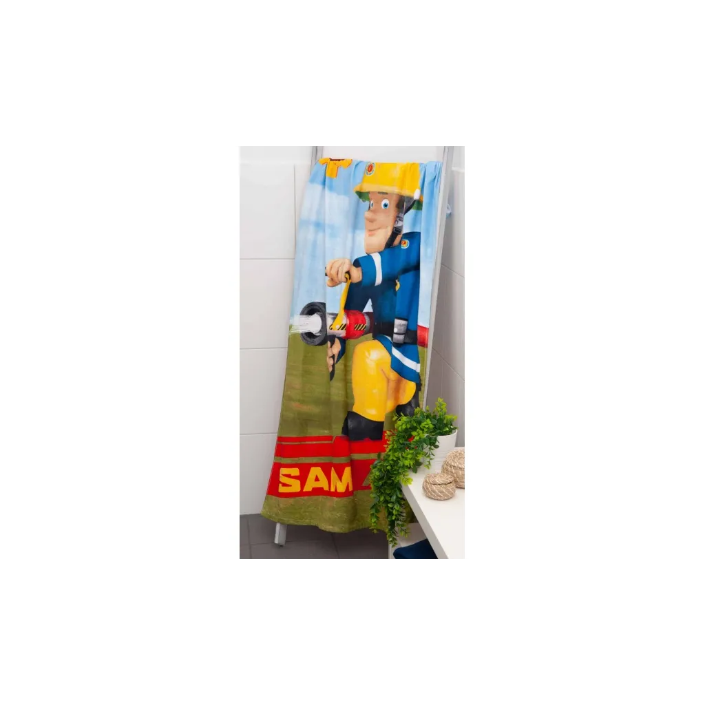 Bavlněná osuška 75/150cm POŽÁRNÍK SAM
