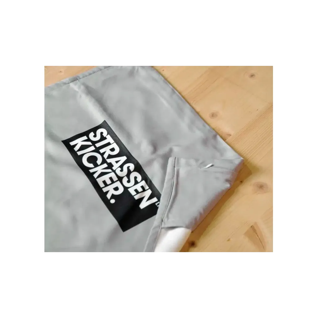 Fitness osuška s vreckom Herding sivá, 50 x 110 cm