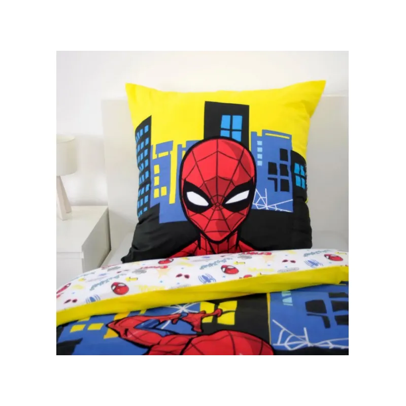 HERDING Obojstranné bavlnené obliečky SPIDERMAN, 135/200+80/80 HERDING Obojstranné bavlnené obliečky SPIDERMAN, 135/200+80/80