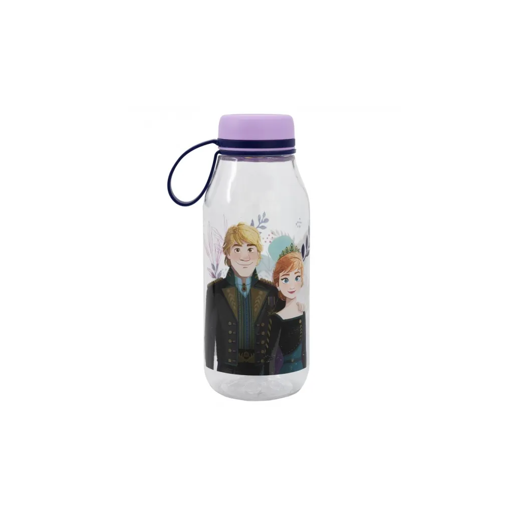 Plastová láhev se silikonovým poutkem DISNEY FROZEN, 460ml, 74282