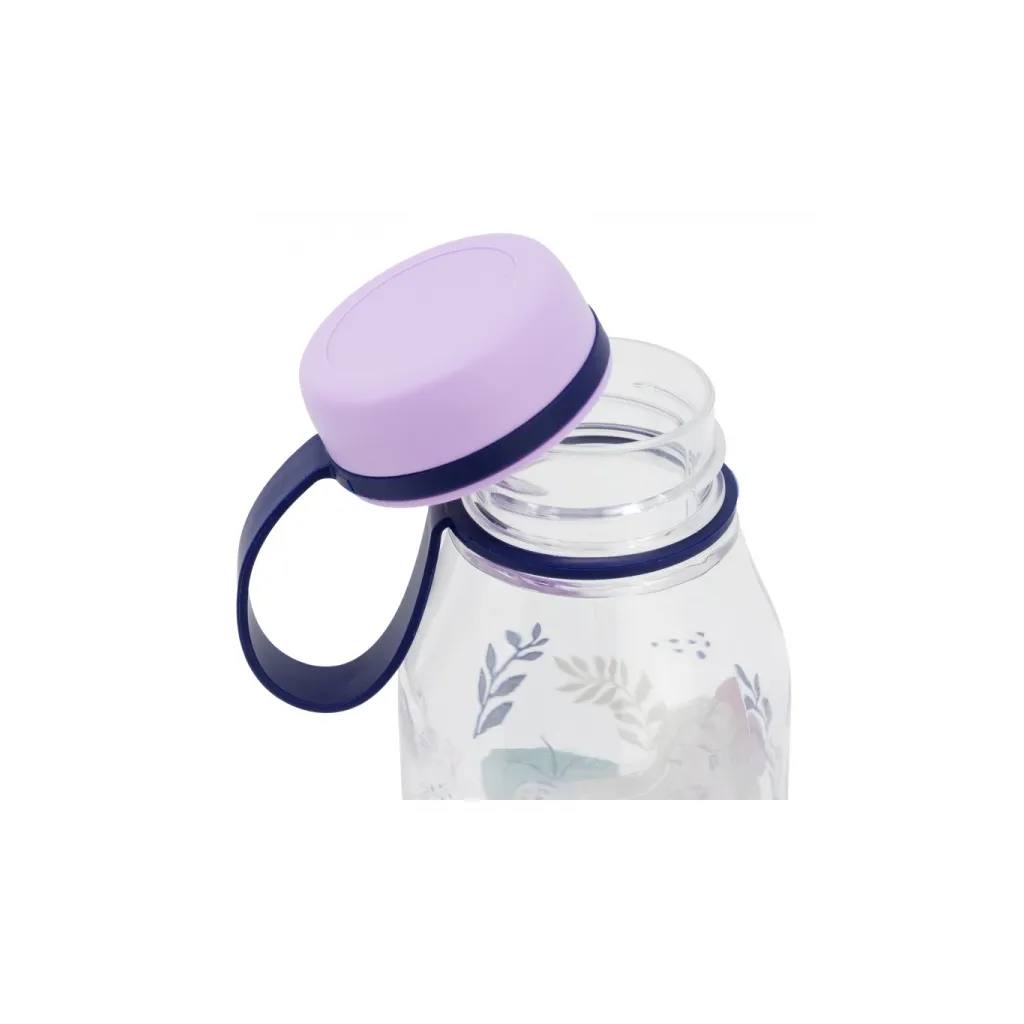 Plastová fľaša so silikónovým pútkom DISNEY FROZEN, 460ml, 74282