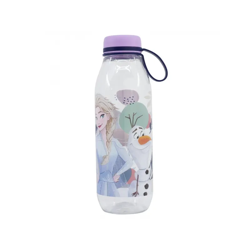 Plastová fľaša so silikónovým pútkom DISNEY FROZEN, 650ml, 74283