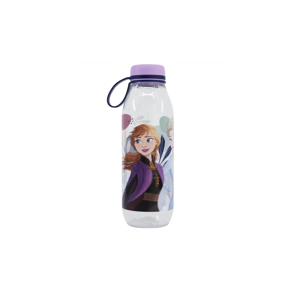 Plastová fľaša so silikónovým pútkom DISNEY FROZEN, 650ml, 74283