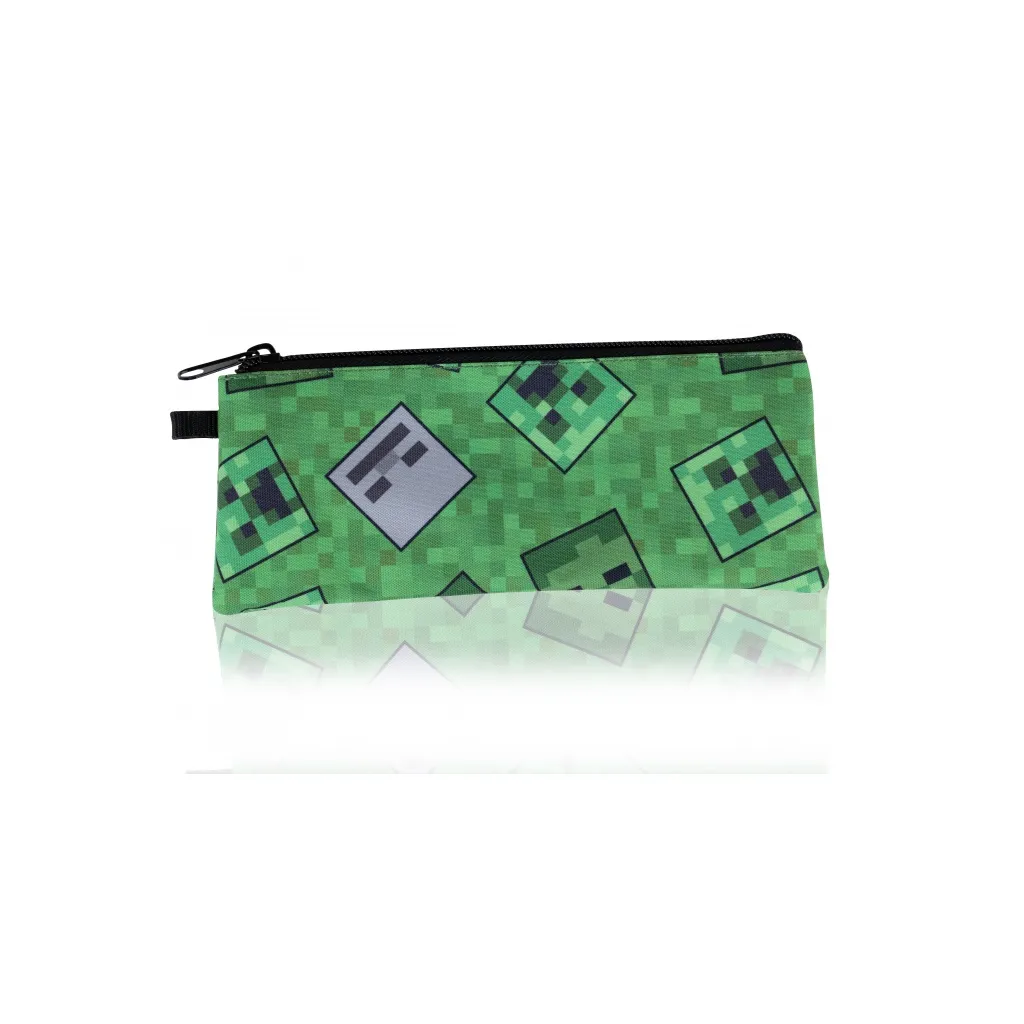 4 dílná souprava MINECRAFT - Sportovní batoh, penál, láhev, box na svačinu, 512020001