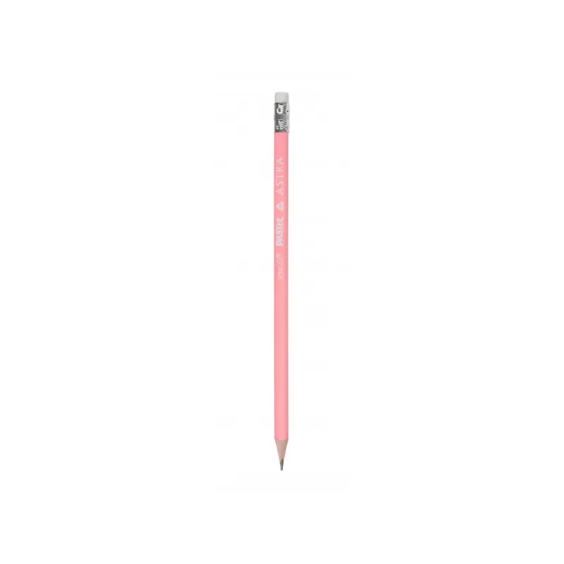 Obyčajná HB ceruzka s merítkom a gumou Astra Pastel, stojan, 206120006 Obyčajná HB ceruzka s merítkom a gumou Astra Pastel, stojan, 206120006