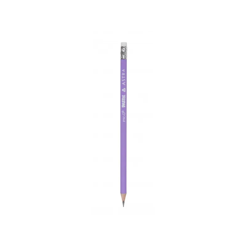 Obyčajná HB ceruzka s merítkom a gumou Astra Pastel, stojan, 206120006 Obyčajná HB ceruzka s merítkom a gumou Astra Pastel, stojan, 206120006